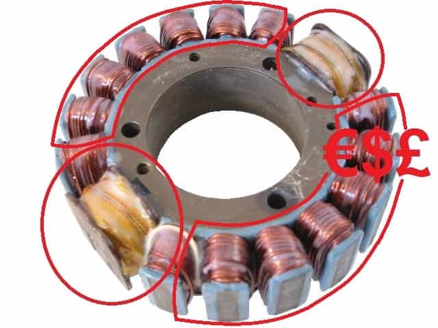 Herw-Stator + Ignition Coil 3x
